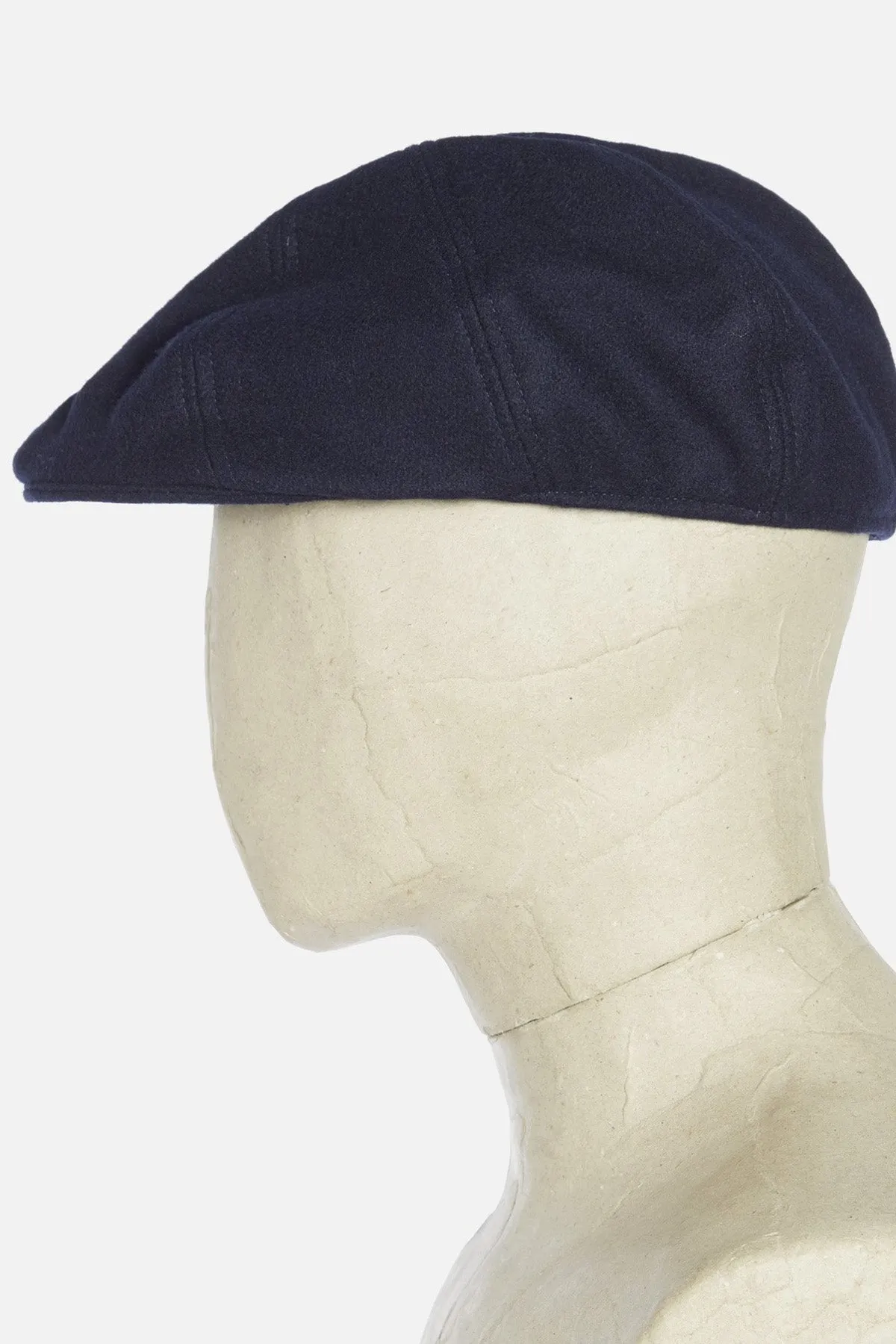 Universal Works - Paperboy Cap In Navy Melton