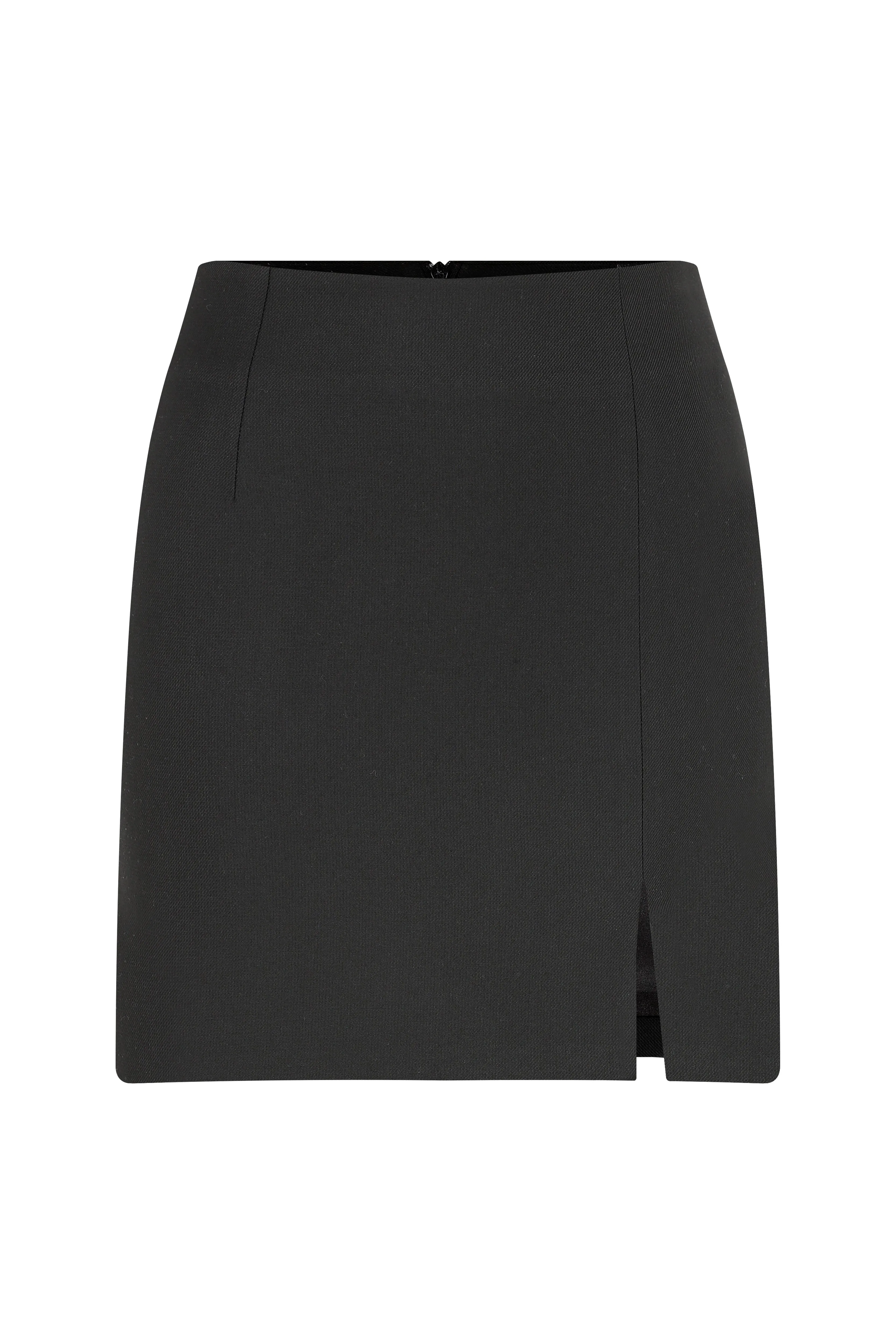 Vance Twill Mini Skirt In Black