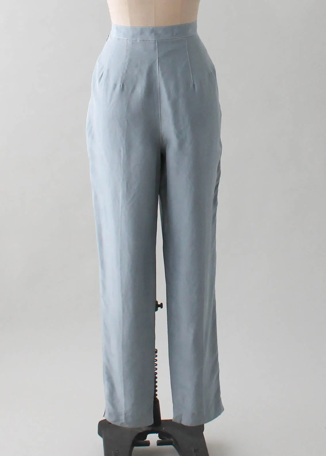 Vintage 1990s Adrienne Vittadini Deadstock Silk Pants