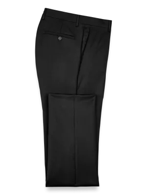 Wool Gabardine Pants - Black